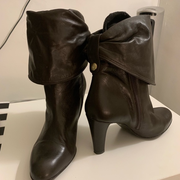 Coach brown leather boots - Picture 1 of 6